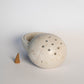 BEIGE TRAVERTINE SPHERE BURNER